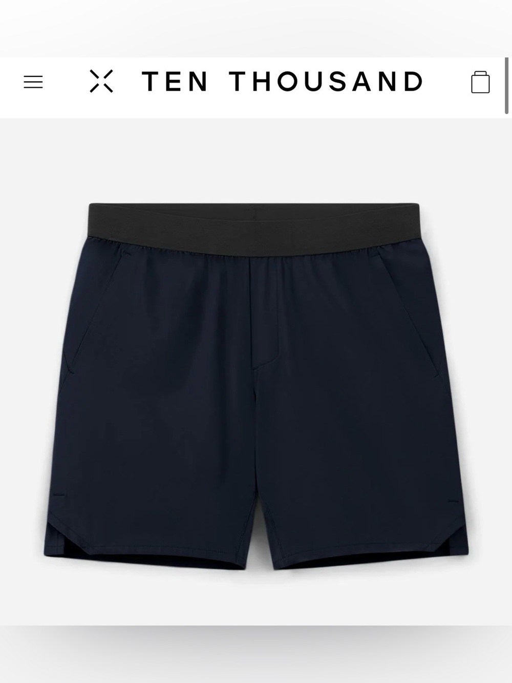 Ten Thousand Tactical Short Lined 5” inseam Midnight , XL